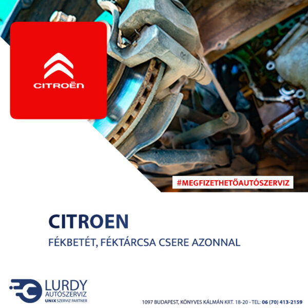 citroen-fekbetet-csere Citroen C8 fékbetét, féktárcsa csere árak