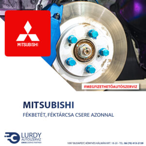 mitsubishi-fekbetet-csere Mitsubishi Galant fékbetét, féktárcsa csere árak