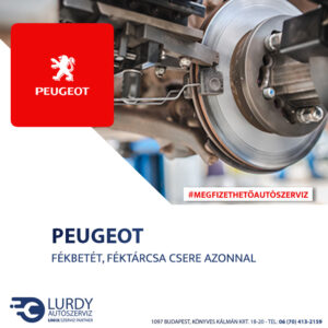 peugeot-fekbetet-csere Peugeot 205 fékbetét, féktárcsa csere árak