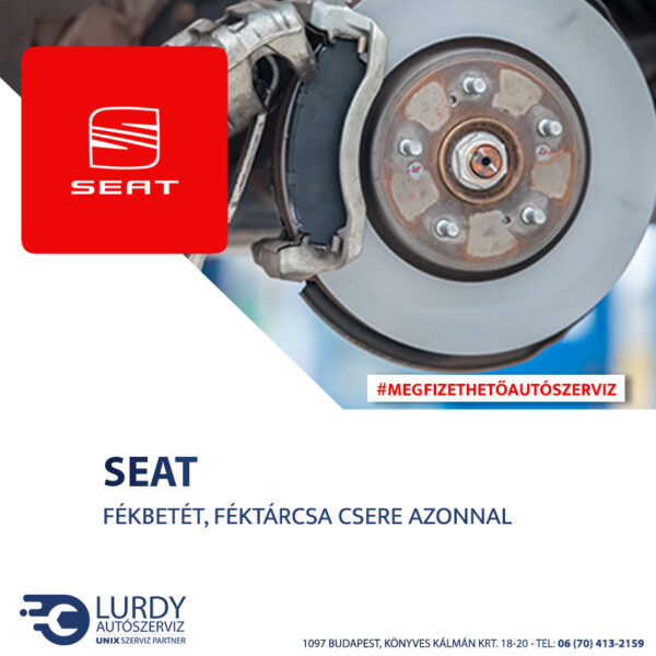 Seat Exeo fékbetét, féktárcsa csere árak